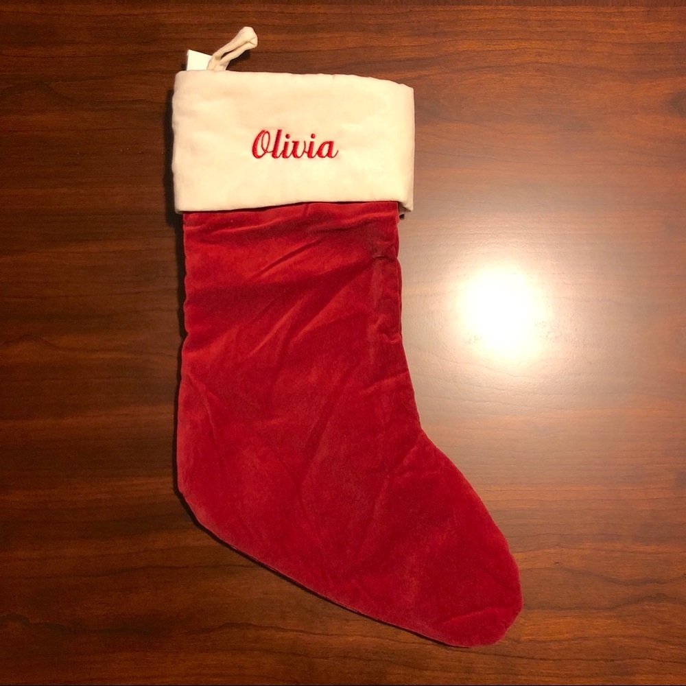 NWT Pottery Barn Personalized Christmas Stocking